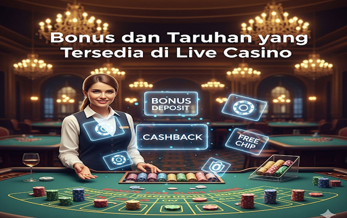 Bonus dan Taruhan yang Tersedia di Live Casino