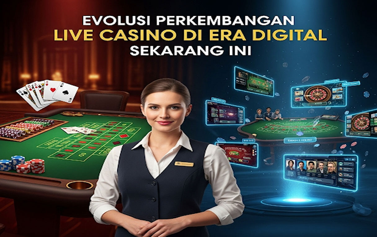 Evolusi Perkembangan Live Casino di Era Digital Sekarang Ini